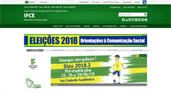 Desktop Screenshot of ifce.edu.br